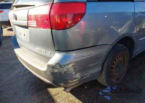 2004 Toyota Sienna Le из США, поврежденный, VIN 5TDZA23CX4S120672